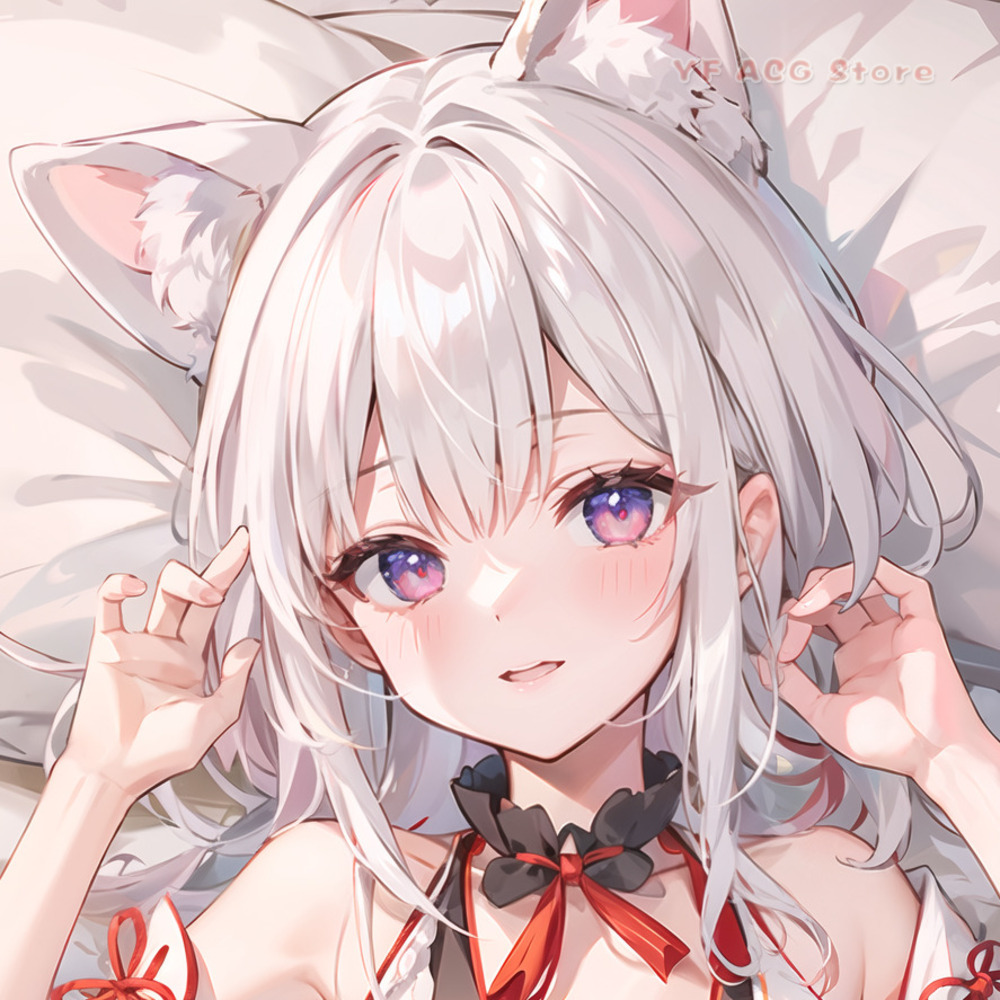 Case Fan - Azur Lane Yukikaze Dakimakura Kapak Çift