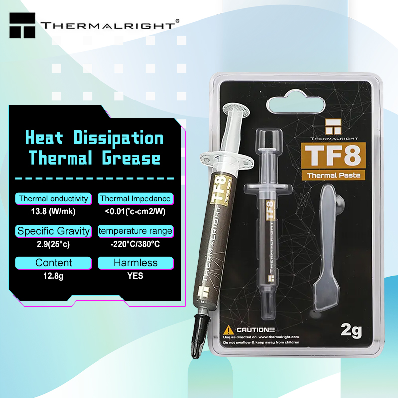 Thermalright TF8 2g/5.8g/12.8g - Thermal Paste incelemesi ve fiyatı